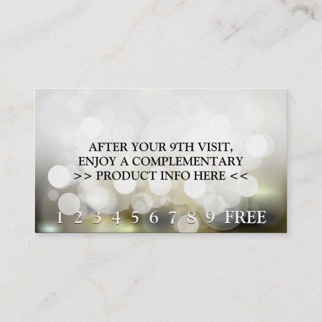 slagit kort för blinkande ljus (Baksida)