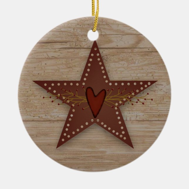 Slagit Tin Star Ornament (Framsidan)