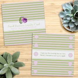 Slagit visitkort med stripe-Mönster-Ro-förmånslån Tidsbeställning Kort