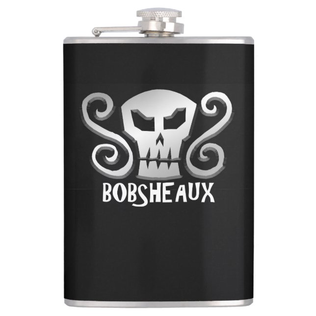 Slågna in flaskan för boxas den vinyl fickplunta (Framsidan)