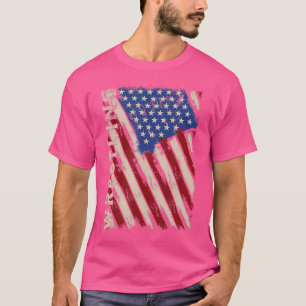 Slagning i Amerika Singlet USA Martial Arts Wres T Shirt