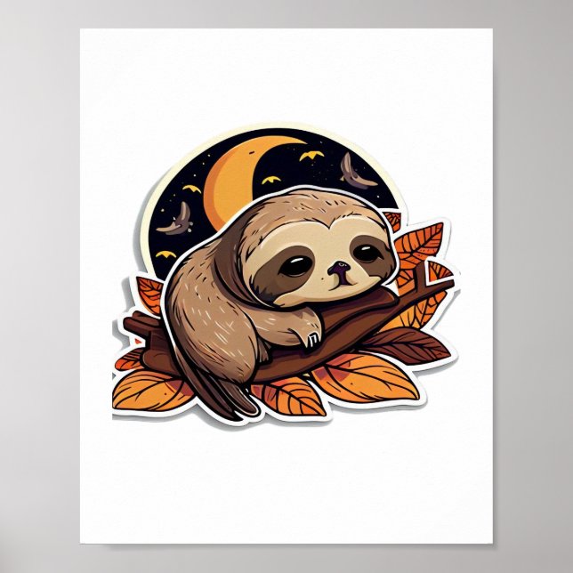 Slagpumpa Halloween-dekaler stil 2 Classic T- Poster (Framsidan)