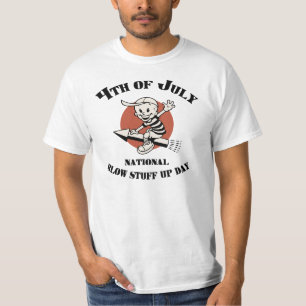 Slagsaker upp dag t-shirt