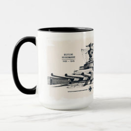 Slagskepp Deutschland Mugg