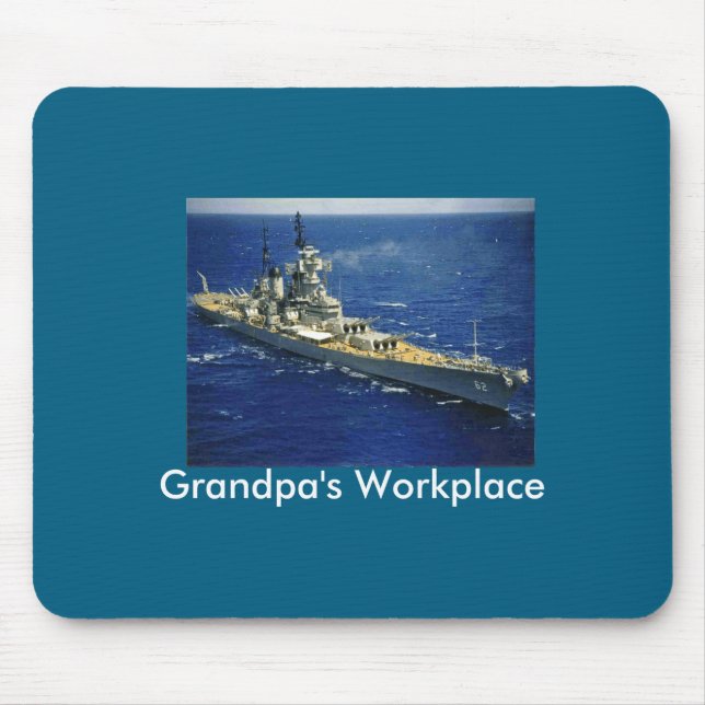 Slagskeppet USS New Jersey Musmatta (Framsidan)