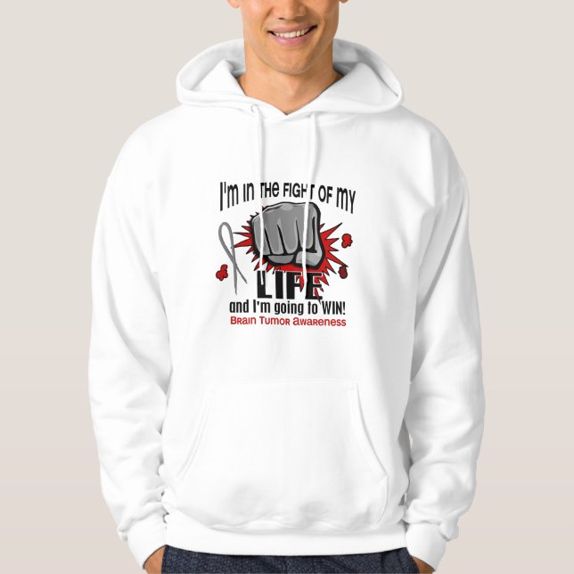 Slagsmål av min hjärnTumor för liv 2 Hoodie (Framsida)
