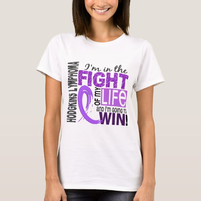 Slagsmål av min livHodgkins lymfkörtelcancer T Shirt (Framsida)