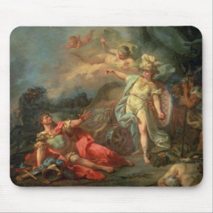 Slagsmål between fördärvar och Minerva, 1771 (o Musmatta