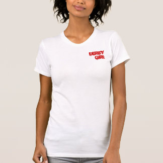 Slagsmål Derby V - vit nacke T-shirt