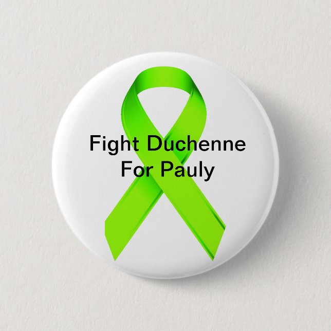 Slagsmål Duchenne för den Pauly fundraiseren Knapp (Framsida)
