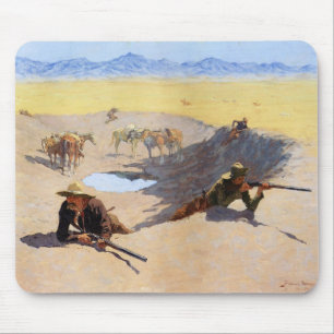 Slagsmål för vattenhål~en Frederic Remington Musmatta