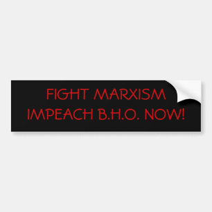 SLAGSMÅL MARXISMIMPEACH B.H.O. NU! BILDEKAL