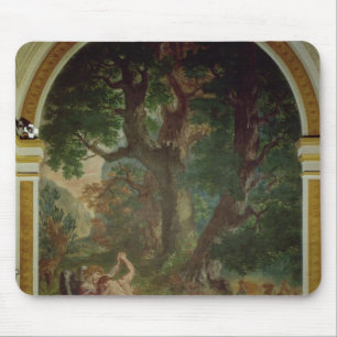 Slagsmål mellan Jacob och ängeln, 1850-61 Musmatta