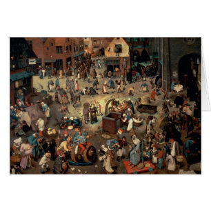 Slagsmål mellan karnevalet och fastlagen, 1559 hälsningskort