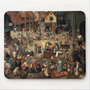 Slagsmål mellan karnevalet och fastlagen, 1559 musmatta