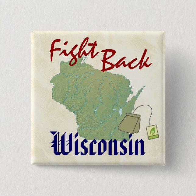 Slagsmål tillbaka Wisconsin med det nya Knapp (Framsida)