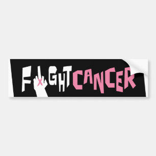 Slagsmålbröstcancerbildekal Bildekal