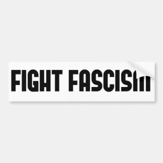 SlagsmålFascism Bildekal