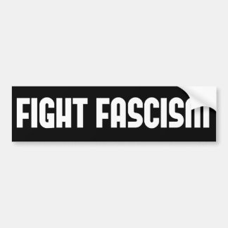 SlagsmålFascism Bildekal
