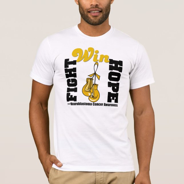 Slagsmålhoppseger - Neuroblastoma cancer Tee Shirt (Framsida)