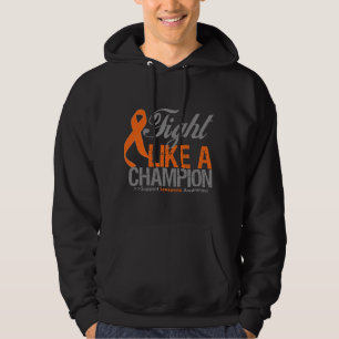 Slagsmålnågot liknande en mästareLeukemia Sweatshirt Med Luva