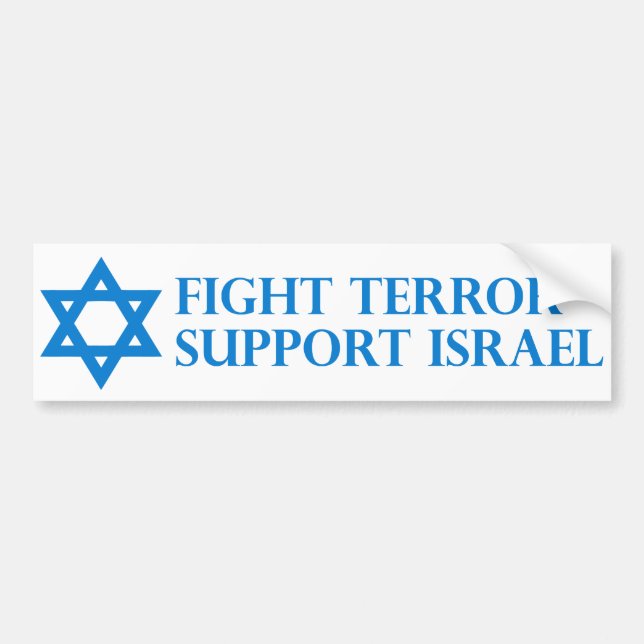 Slagsmålskräck, service Israel Bildekal (Framsidan)
