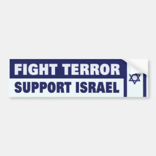 Slagsmålskräckservice Israel Bildekal