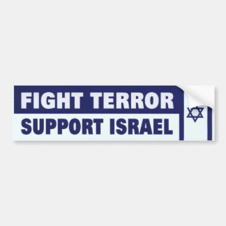 Slagsmålskräckservice Israel Bildekal