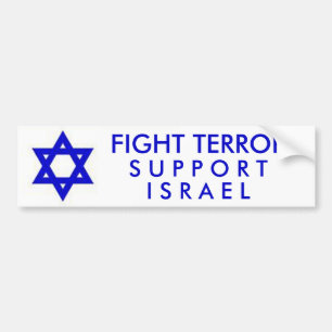 Slagsmålskräckservice Israel Bildekal