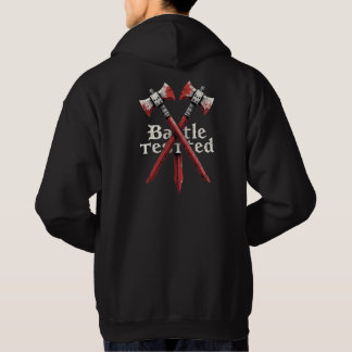 Slagtest - Viking Axes & Swords Warrior Desig Hoodie
