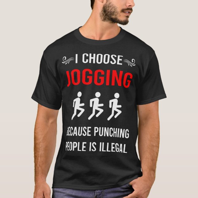 Slagträning Löpning Löpning Löpare T Shirt (Framsida)