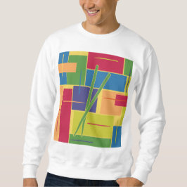 Slagverksfärgblock Sweatshirt