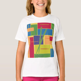 Slagverksfärgblock T-shirt