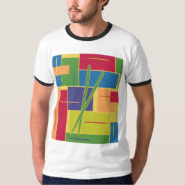 Slagverksfärgblock T-shirt
