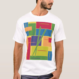Slagverksfärgblock T-shirt