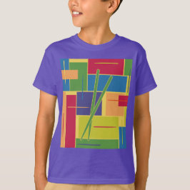 Slagverksfärgblock T Shirt