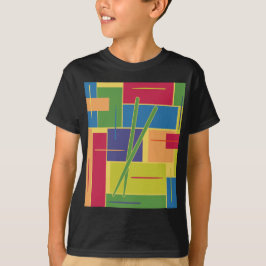 Slagverksfärgblock Tee Shirt