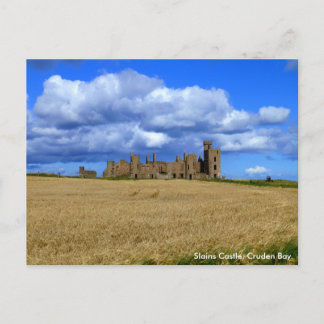 Slains Castle, Cruden Bay. Vykort