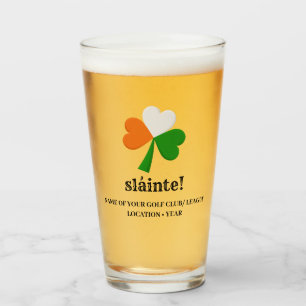 Slainté Beer Glass på St. Patrick-dagen Glaskopp