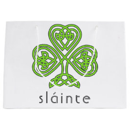 Slainte Celtic Shamrock Grönt St. Patrick's Day