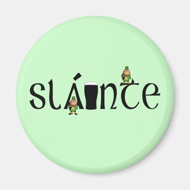 Slainte Gaelic Magnet (Framsidan)