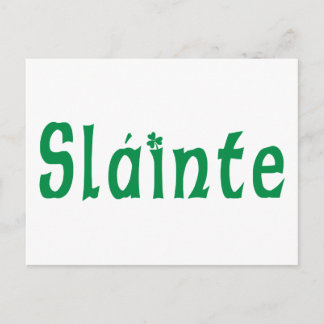 Slainte Irish Gift Vykort