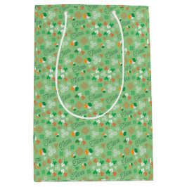 Sláinte Irish Saint patrick Day Grönt Mönster