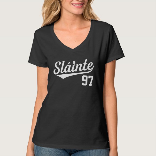 Slainte Irish St Patrick s Day Ireland Baseball St T Shirt (Framsida)