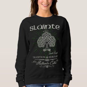 Sláinte Keltisk Knut Livets Träd St Patrick's Day T Shirt