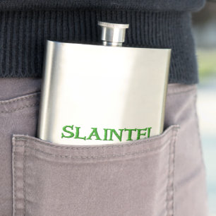 Slainte klassisk kolv av rostfritt stål fickplunta