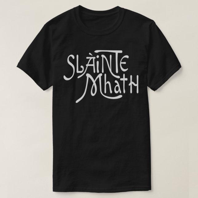 Slainte Mhath Scottish Gaidhlig Gaelic Bra Heath T Shirt (Design framsida)