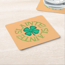 Slainte, pappra dryckeskammare! underlägg papper kvadrat