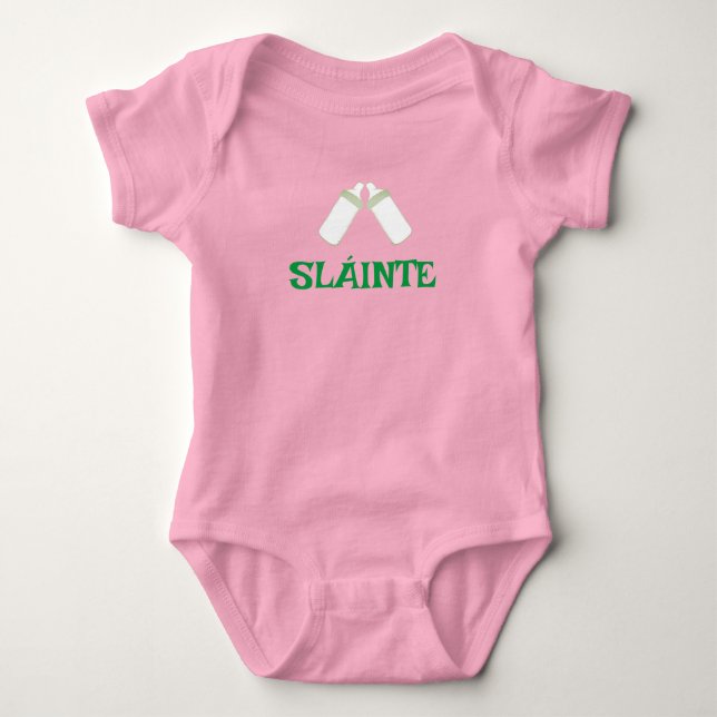 SLÁINTE rosa baby body  T Shirt (Framsida)