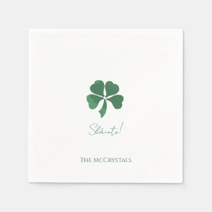Sláinte Saint patrick Irish Bröllop Personlig Pappersservett